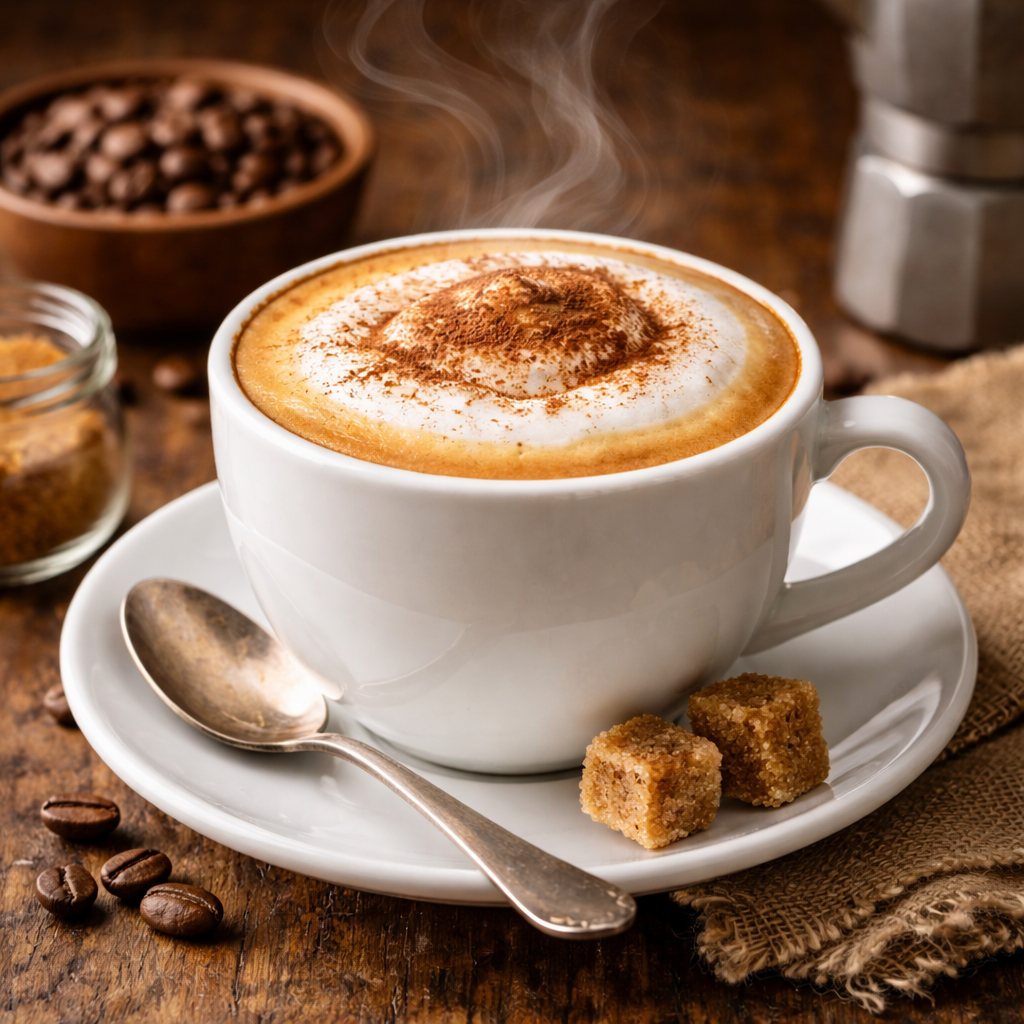 Cappucino Panas Kedai Locale